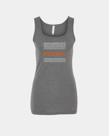 NCSWIC Political Meme Tank Top Made In America Women's Gray