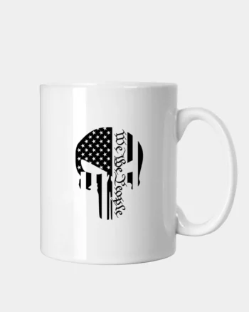 Punisher Skull Coffee Mug We The People White