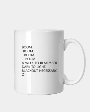 Boom Q Political Meme Coffee Mug White
