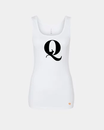 Q Rabbit Political Meme Tank Top Women's White