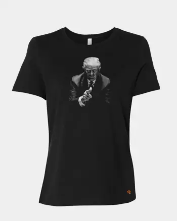 Trump Tee Shirt Made In America Women's Black